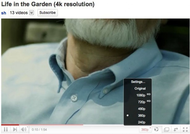 Google voegt filmpjes met 4K-resolutie toe aan Youtube