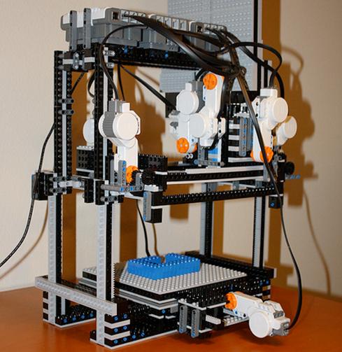 Printer van Lego maakt bouwers lui