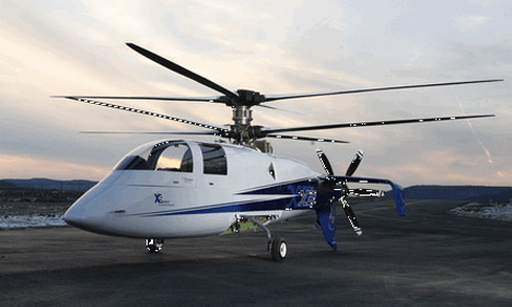 Sikorsky X2 helikopter verbreekt snelheidsrecord