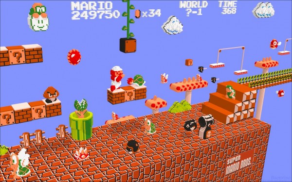 Klassieke NES-spellen in 3D