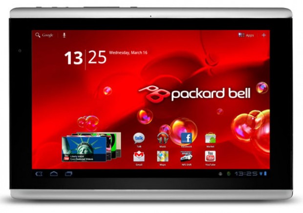 Packard Bell Liberty Tab met Android 3.0 Honeycomb
