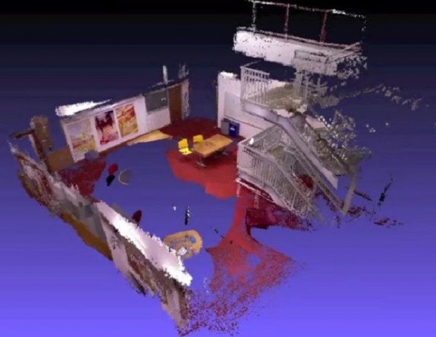 Kinect-quadrotor maakt 3D kaarten