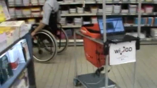 Kinect hack: winkelwagen voor gehandicapten