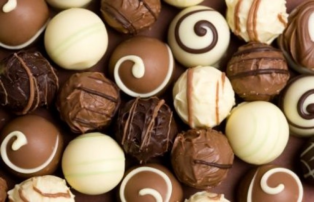 Website van chocolade