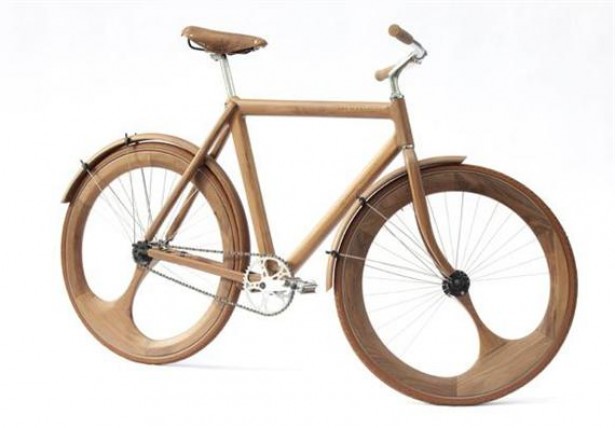 Houten fiets