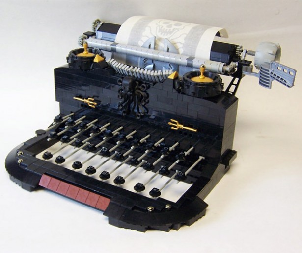 Typemachine van Lego