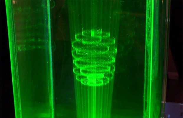 3D-scherm van lasers