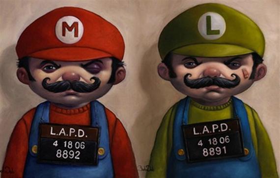 Super Mario kunst door fans