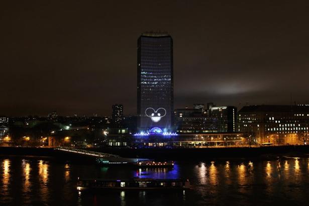 Projection mapping in Londen