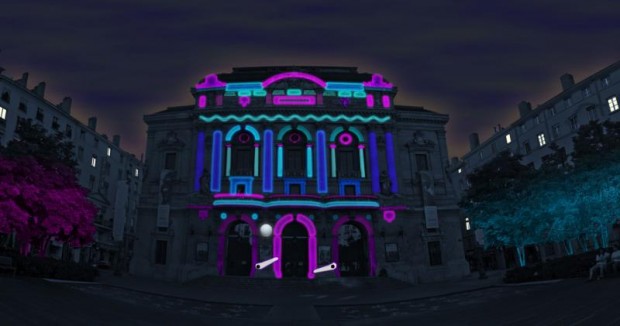 Projection mapping: Urban Flipper