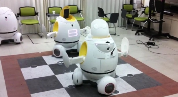 Robots dansen de tango