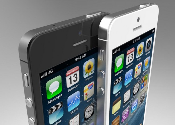 3D-renderings van iPhone 5