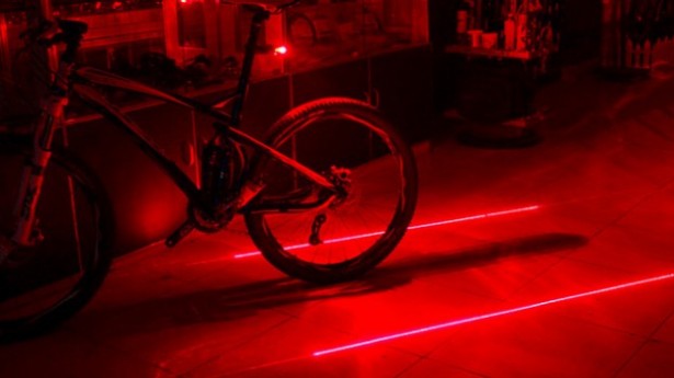 Maak je eigen fietspad met lasers