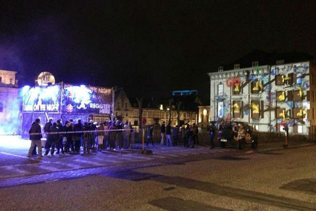 Projection mapping in Gent
