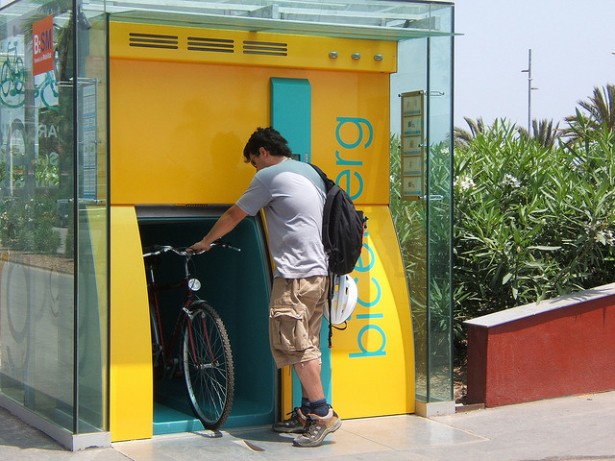 Biceberg: ondergrondse parkeerplaats voor fietsen
