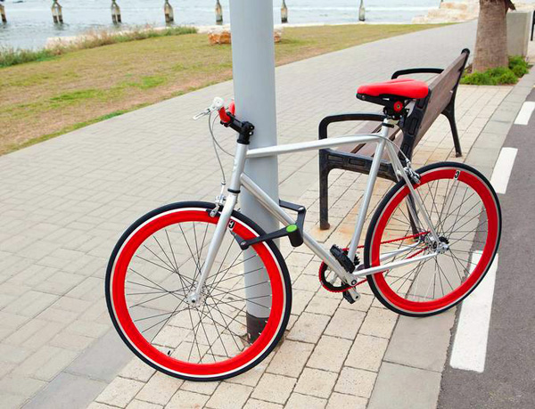 Foldylock: een opvouwbaar fietsslot dat makkelijk mee te nemen is