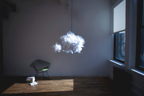 Met de Cloud Lamp haal je een onweersbui in huis