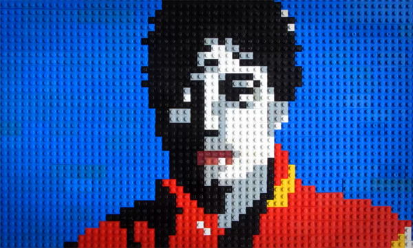 Michael Jackson’s legendarische Thriller videoclip, nagemaakt met LEGO