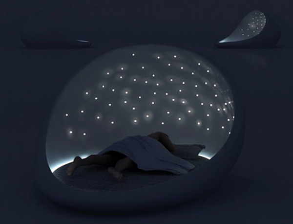 Cosmos Bed: slapen onder de sterren