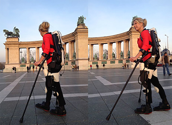 Deze vrouw kan weer lopen dankzij een exoskelet uit de 3D-printer