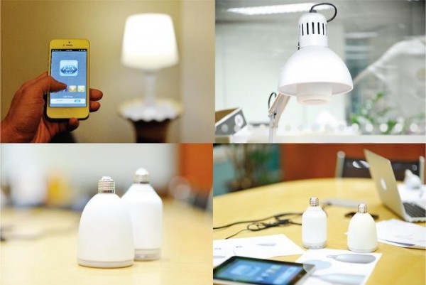 AirBulb: een lamp en Bluetooth-speaker in één
