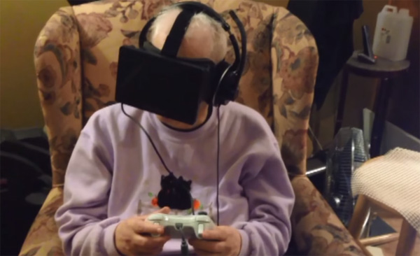 Stervende oma gebruikt de Oculus Rift als therapie