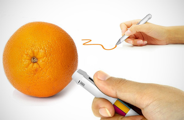 Deze interessante pen kopieert de kleuren om je heen