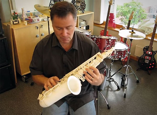 Zo klinkt een saxofoon uit een 3D-printer