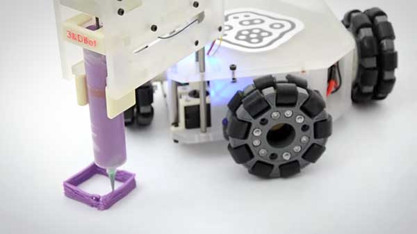 3&DBot: een 3D-printer op wielen