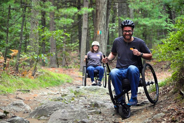 Freedom Chair: mountainbiken met een rolstoel