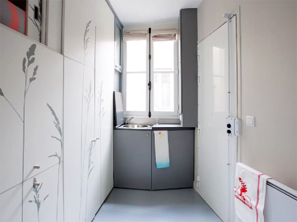 Ondanks minuscule afmetingen is dit appartement in Parijs van alle gemakken voorzien