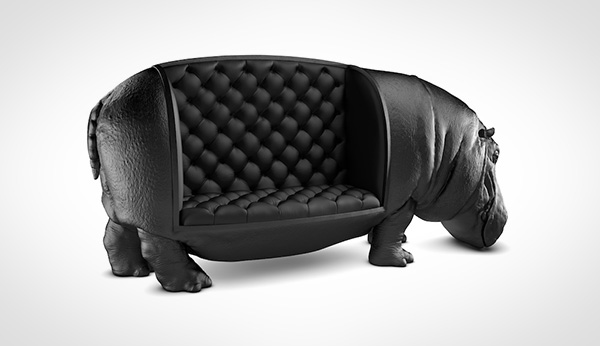De Hippopotamus Chair is een beest van een stoel