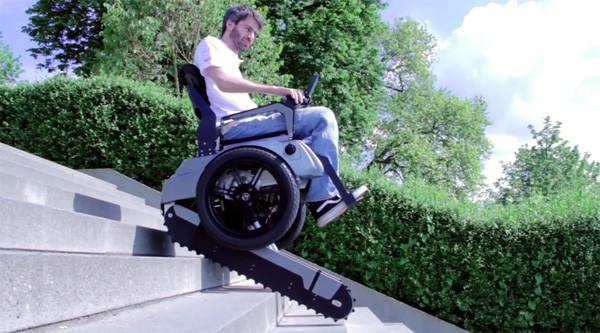 Scalevo: de rolstoel die ook trappen op en af kan