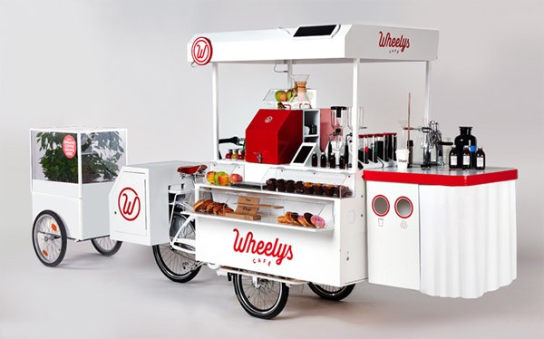 Wheelys: een complete koffiebar op wielen