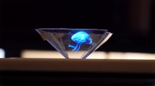 Zo maak je een holografisch beeldscherm van een smartphone
