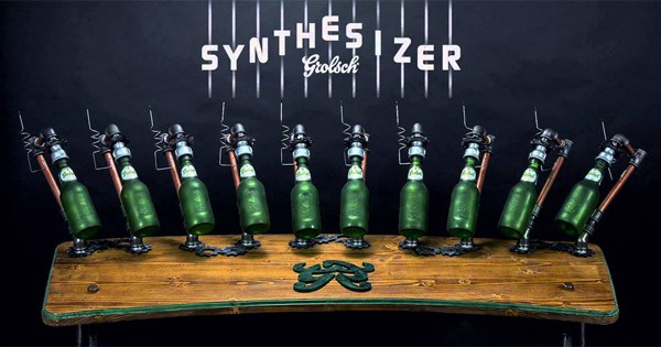 Grolsch heeft een biersynthesizer op YouTube ontwikkeld