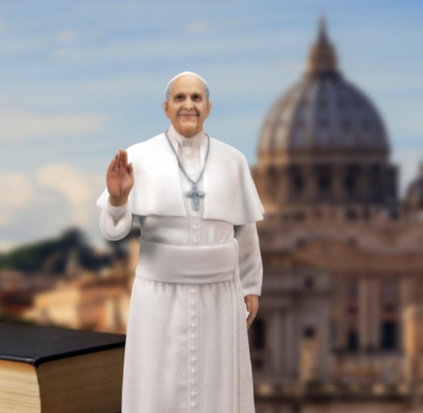 Nu te koop: een 3D-geprinte miniatuurversie van de paus