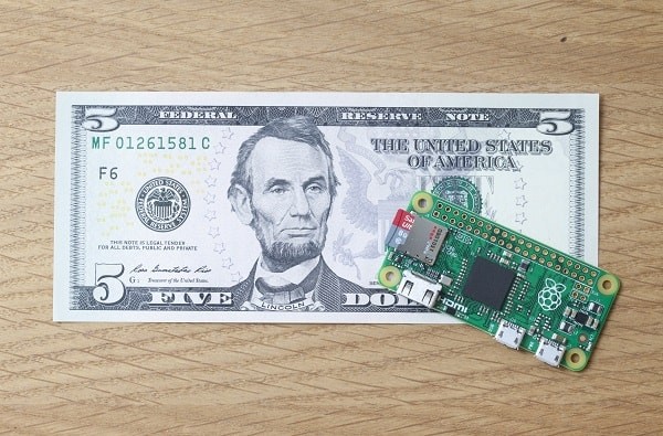 De nieuwste Raspberry Pi kost slechts 5 dollar