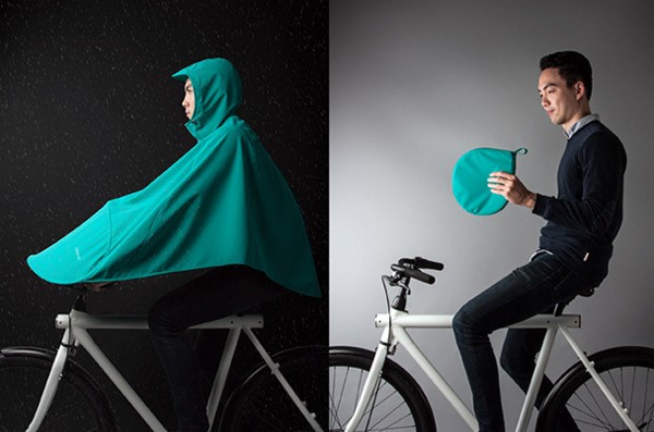 De Nederlandse Boncho is de ideale poncho voor op de fiets