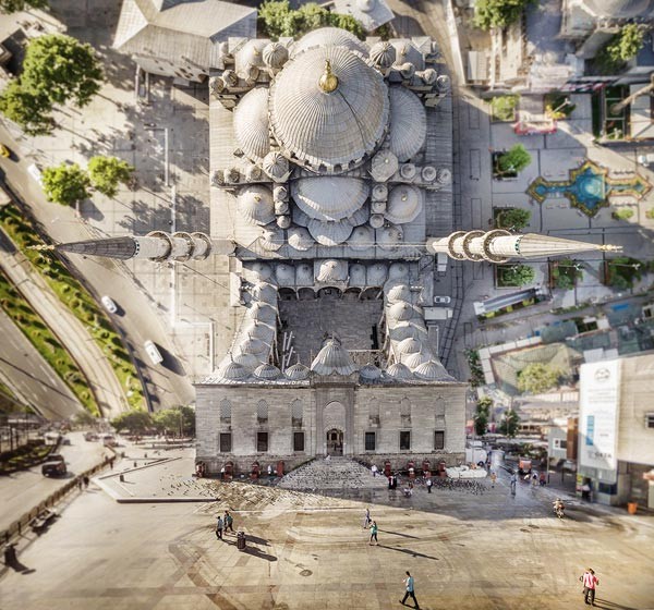 Deze intrigerende drone-foto’s zetten Istanbul op zijn kop