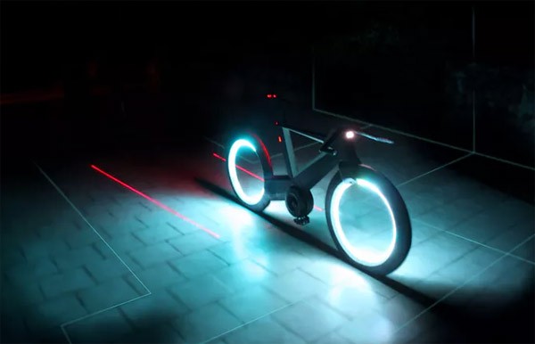 Cyclotron: een futuristische spaakloze fiets