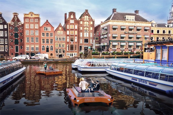 Volgend jaar heeft Amsterdam autonome bootjes op de grachten