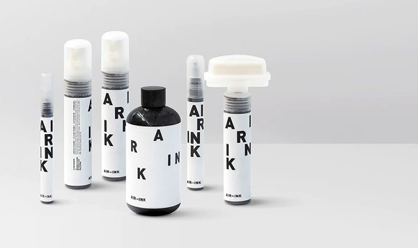 Air-Ink: inkt gemaakt van uitlaatgassen