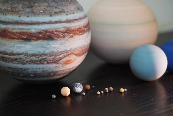 Little Planet Factory: schaalmodellen van planeten uit de 3D-printer