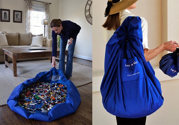 Lay-N-Go is een tas voor ouders met LEGO-fans als kinderen