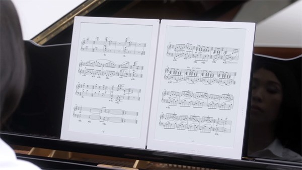 Peperdure e-ink tablet is perfect voor muzikanten