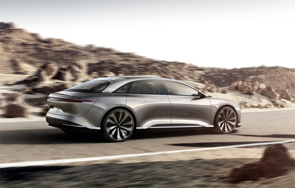 Elektrische Lucid Air heeft topsnelheid van 378 kilometer per uur