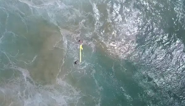 Drones blijken heel goed zwemmers in nood te kunnen helpen