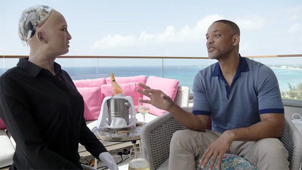 Will Smith’s eerste date met een robot verloopt wat stroefjes