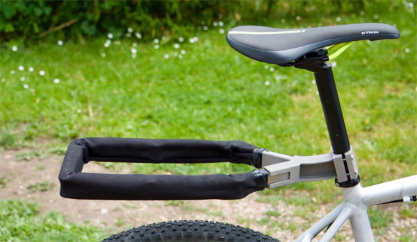 Kapper Aardewerk slank Nexibi: fietsslot en bagagedrager in één